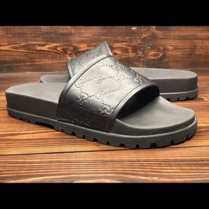 gucci guccissima slides